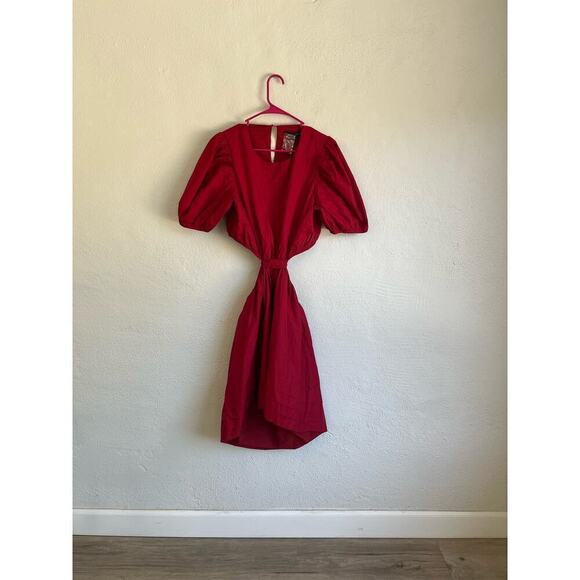 Anthropologie ENGLISH FACTORY Pleats with Cut-out Detail Mini Dress, Siz… - Picture 6 of 12